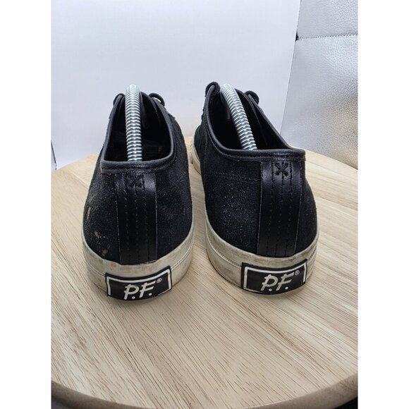 PF FLYERS RAMBLER LO TOP Men's10 (M) Black Canvas Skate Shoes - Picture 6 of 8